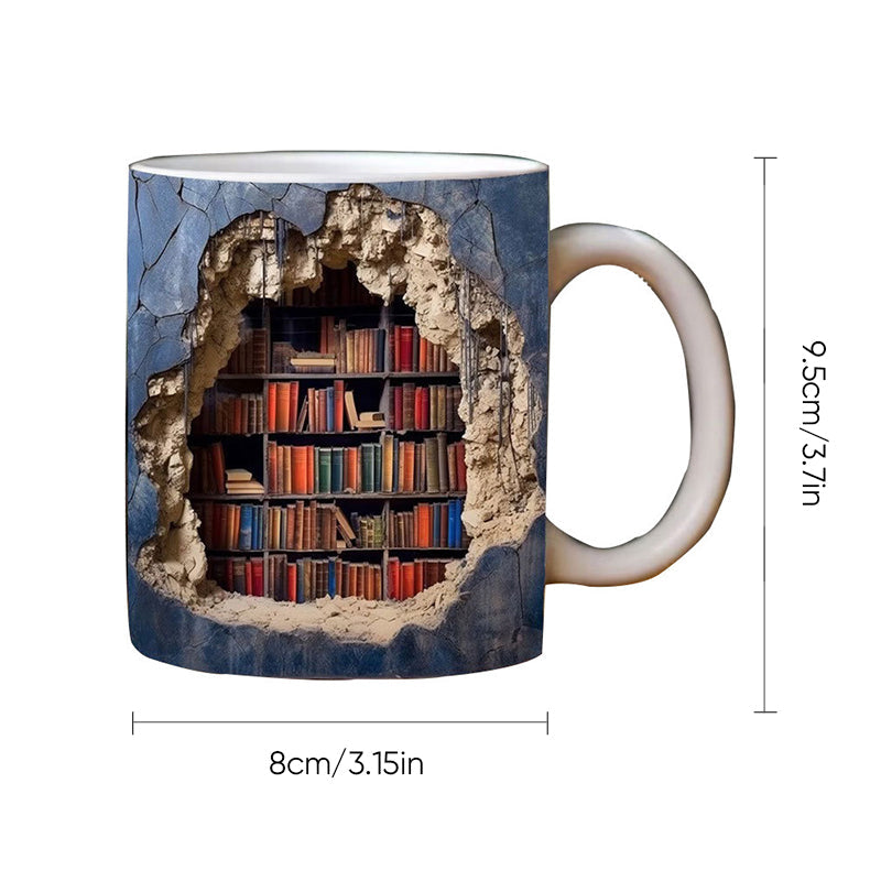 3D Koffiemok Boekenplank