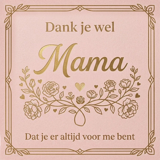 Geschenkkaart - Bedankt Mama