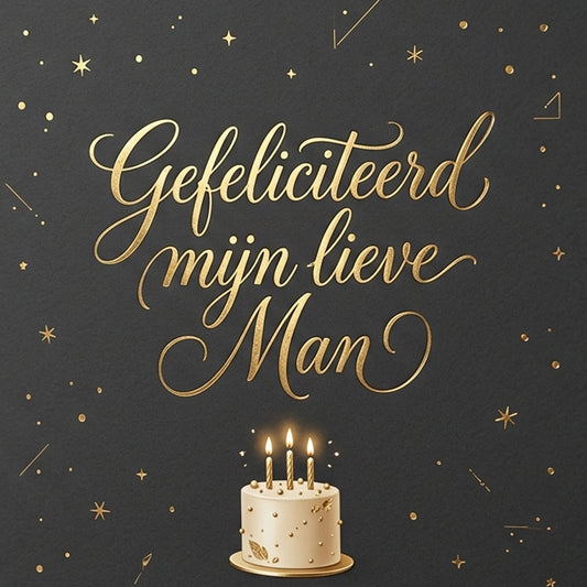 Geschenkkaart - Gefeliciteerd Man